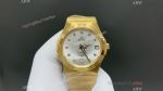 OVS Factory Omega Constellation 38mm Men 8501 Movement Yellow Gold Band Watch